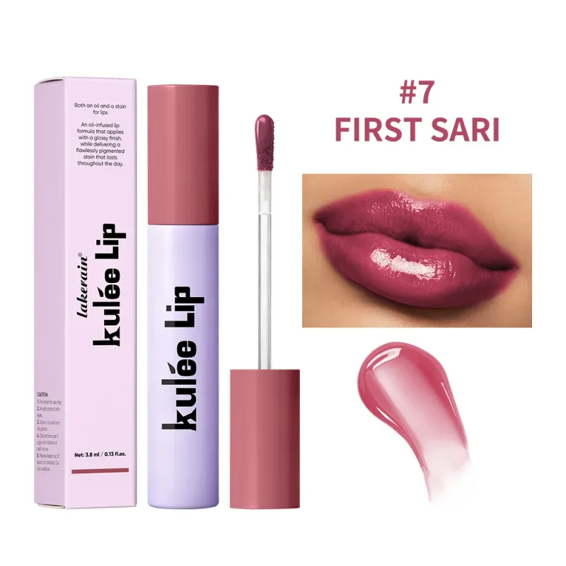 Stain Tinted Lip Oil Long Wear Moisturizing Shiny Lip Gloss Soft Texture Non Sticky Repair Chapped Lips Daily Women Beauty Lip C
