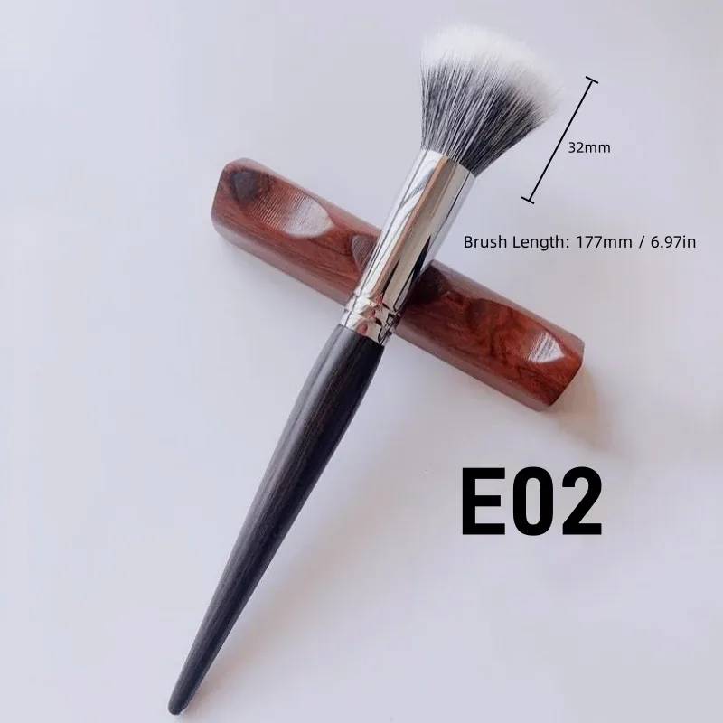Blush Makeup Brush Powder Natural Fine Goat Hair Luxury Ebony Handle Make Up Brushes Beauty Tools — image 11