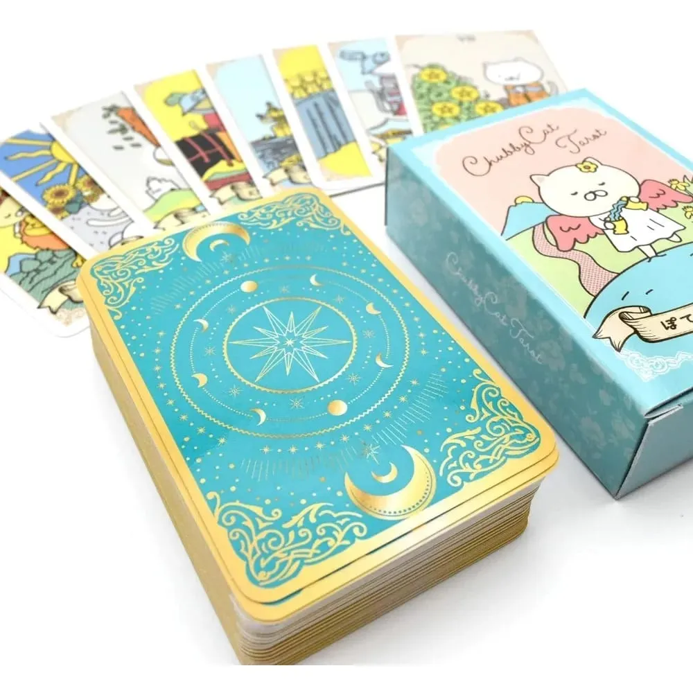 97 x 63 mm Potenko Tarot 78 Cute Cat Tarot Cards Adorable Deck for Beginners Portable Size — image 3