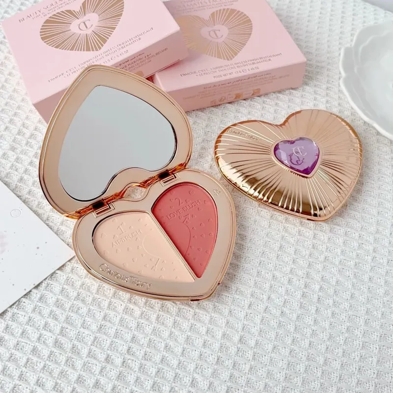 Charlotte Tilbury Chic Powder Blush Silky Soft Buildable Blendable Radiant Luminous Long Lasting Natural Glow Swish Pop Makeup — image 5