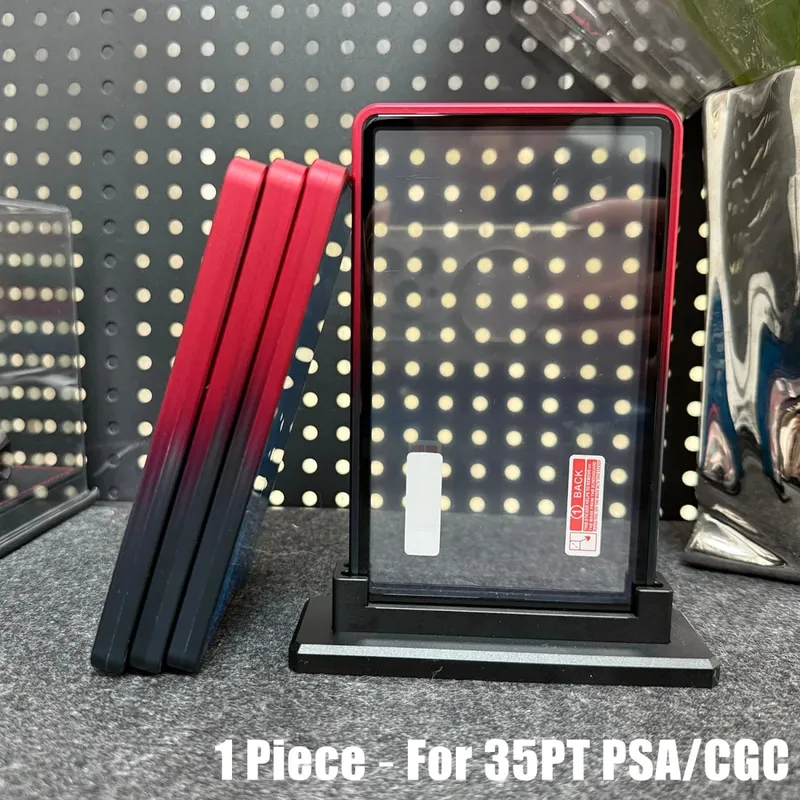 Multicolor Gradient Color Aluminum Alloy Trading Card Protect Holder Metal Case For 35PT PSA CGC Graded Card — image 10