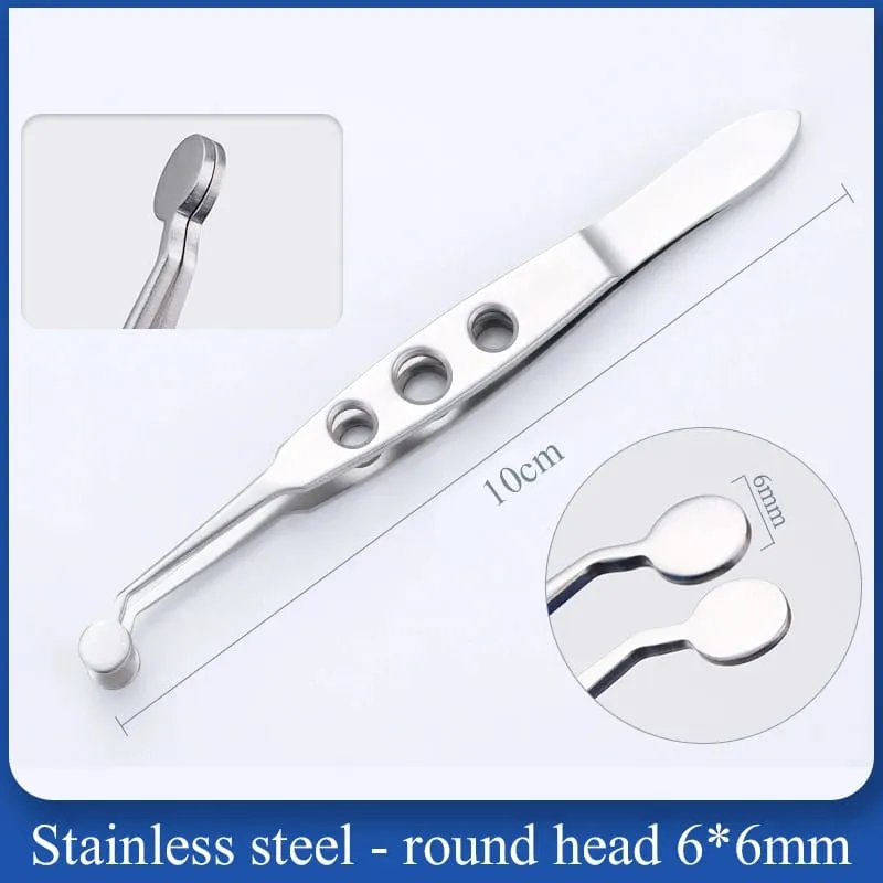 1PCS stainless Steel Massage Forceps Meibomian Gland Compressor Meibum Expressor Eye Plastic Surgery Eyelid Tools — image 8