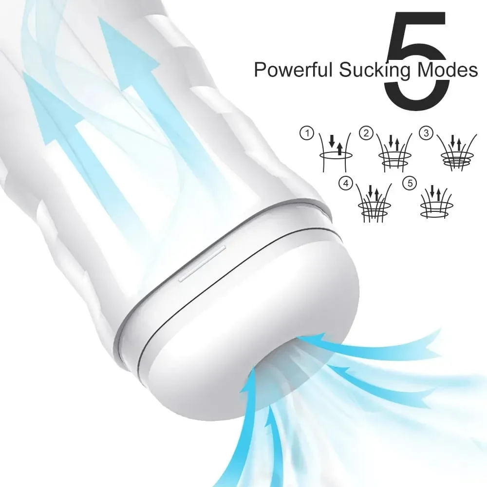 Masturbador masculino automático, potente máquina de succión de mamada con vibración, taza de masturbación de silicona, suministros para adultos, juguete sexual para hombres