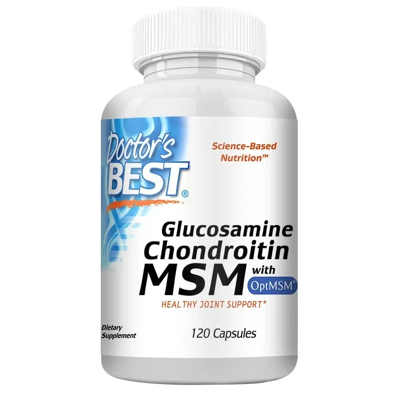 Glucosamine Chondroitin MSM with OptiMSM Joint Support Helps with Joint Mobility Overall Health