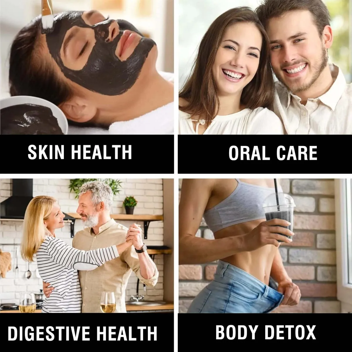 Activated Charcoal Capsules - Gut Health Digestive Health Bloating & Gas Relief Detox Colon Cleansing