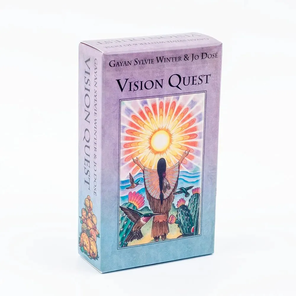 מכירות חמות Vision Quest חפיסת טארוט 78 קלפים 10.3*6 ס"מ קלפי חיזוי גורל טארוט משחקי קלפים מסיבת משחק לוח — image 2