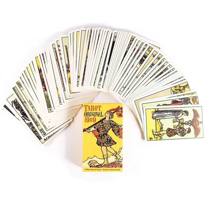 HOT Tarot Original 1909 Deck Cards English Classic 1909 Tarot 78 Card Popular Deck Card Game Board PDF Guidebook — image 6