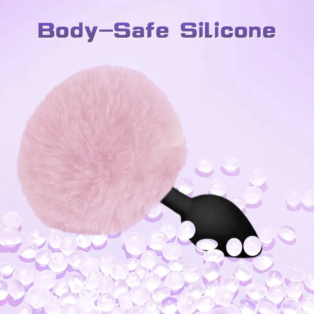 Anal Plug Rabbit Tail Bdsm Role Play Silicone Prostate Massager Butt Plug Silicone Bunny Tail Sex Toys for Women Men Gay — image 4