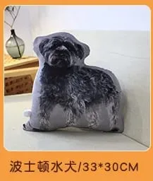 18 Kinds Dog Cat Animal Plush Pillow Both Sides Printing Stuffed Pug Corgi Hound Shar Pei Throw Pillow Sofa Home Decor Men Gift