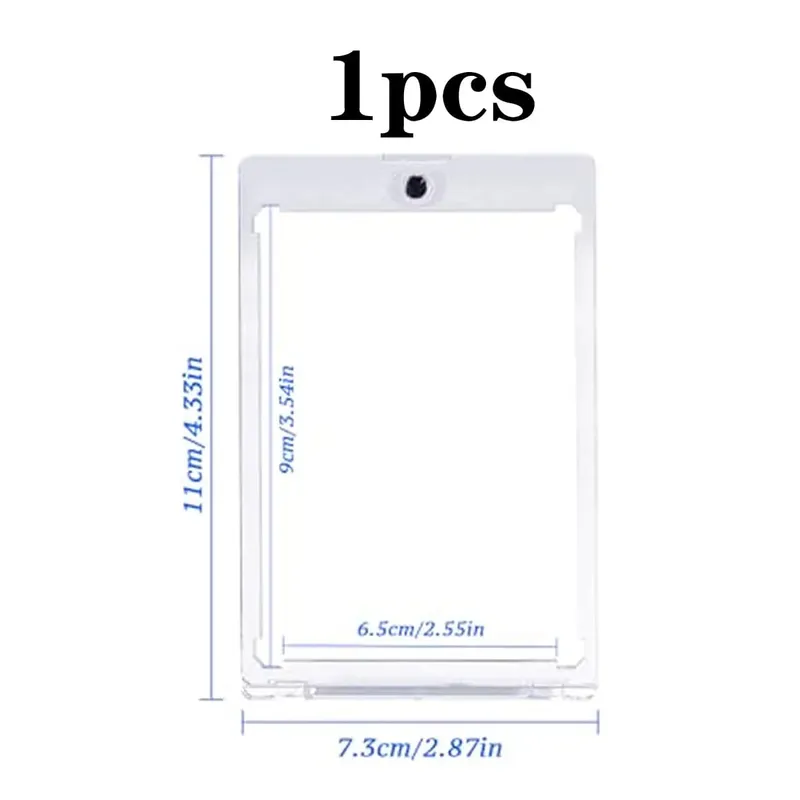 35PT Magnetic Card Holder Display Case Set Fit for YuGiOh Pokmon Game Sports Trading Cards Sleeves Hard Acrylic Protector Toy