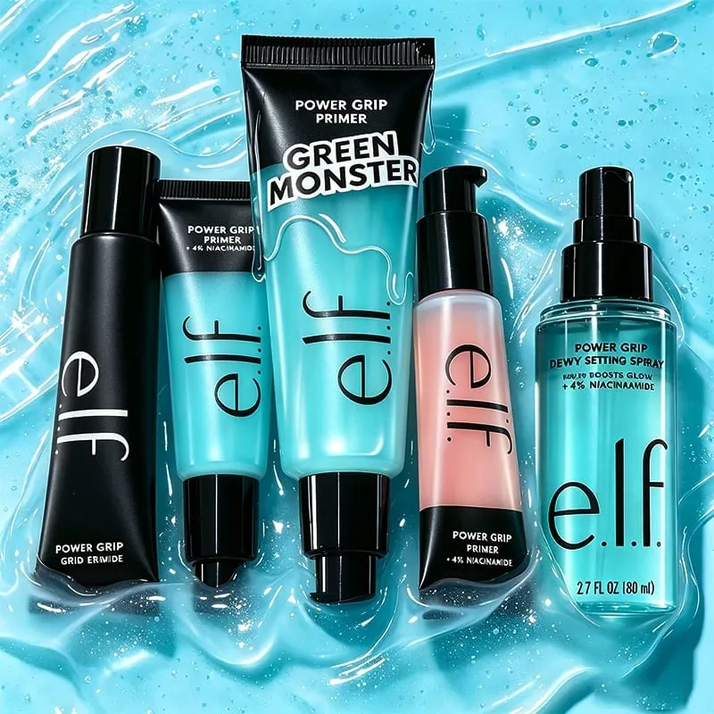Original ELF 75ml Power Grip Refreshing Easy Absorb Moisturize Facial Primer Firming Hydrating Pre-makeup Setting Spray Products — image 2