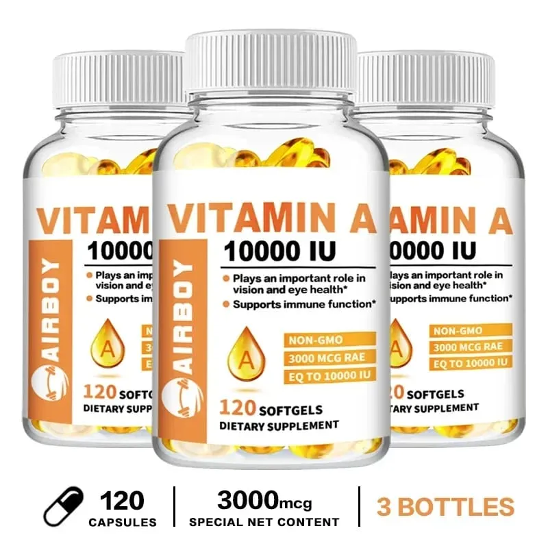 Vitamina A 10000 UI - Supporta la salute della vista e del sistema immunitario e la salute della pelle - Senza glutine non OGMIntegratori — image 11
