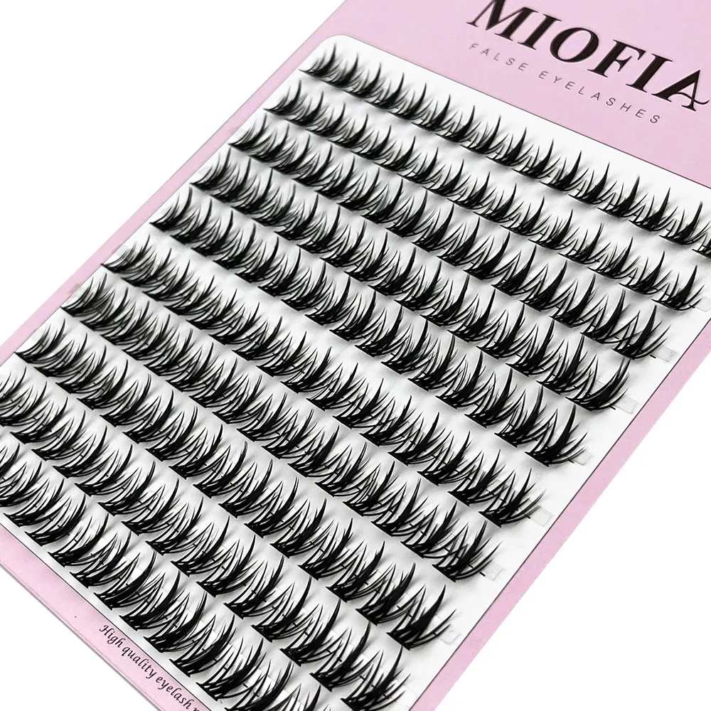 1 Box/160 Bunches Mink Eyelashes Natural 3D Russian Individual Eyelash Extension MS Eyelash Cluster Makeup Tool Lashes Wholesale — image 6