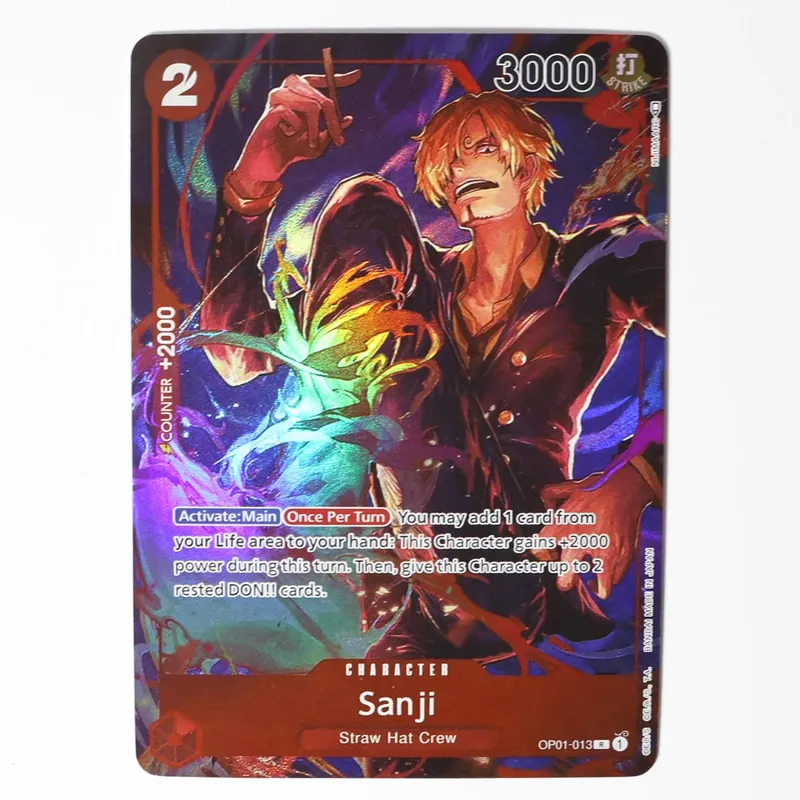 One Piece Game Cards Monkey.D.Luffy Nami Zoro Chopper. Frosted Laser Cards Blue Core Cards.OPCG Used For Game Card Collection. — image 10