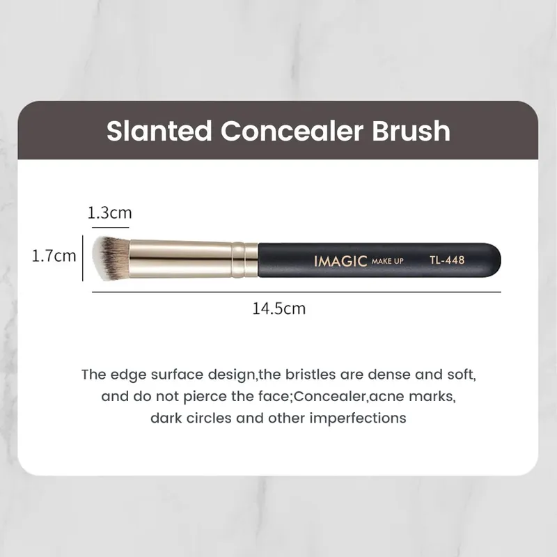 Concealer Brush Soft Synthetic Hair Foundation Blending Brushes Contour Skin Care Professional Cosmetics Beauty Tools — image 4