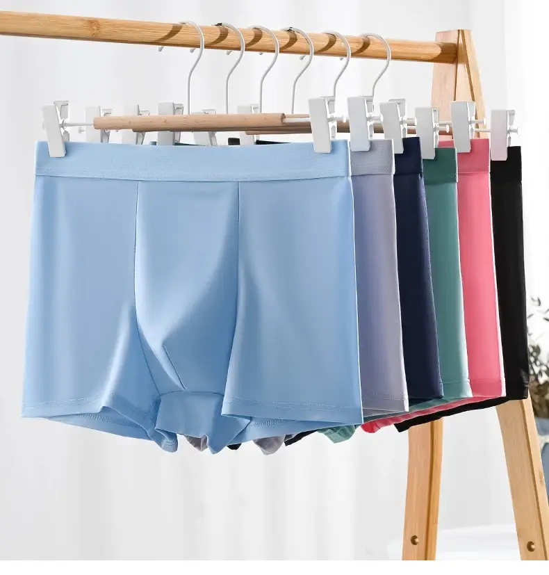 3PCS Big Size Underwear Men Boxer Breathable Soft Men's Boxer Briefs Sporty Boxers Men's Square Panties Shorts Sexy Unerderwear — image 3