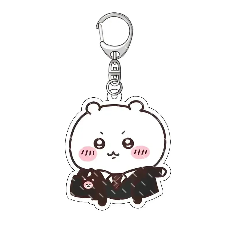 jiyi Pendant Anime Comic Acrylic Peripheral Keychain Hachiware Usagi Cute Pendant Bag Hanging Decoration Decoration
