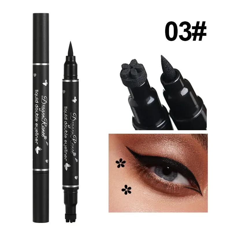 2 IN 1 Butterfly Seal Eyeliner Pen Star Moon Stamp Long-Lasting Waterproof Black Liquid Eye Liner Pencil Eyes Makeup Cosmetic — image 10