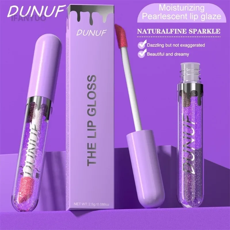 1pc Metallic Liquid Lipstick Long Lasting Glitter Lip Glaze Waterproof Moisturize Brown Lip Tint Shiny Shimmer Lipgloss Makeup — image 5