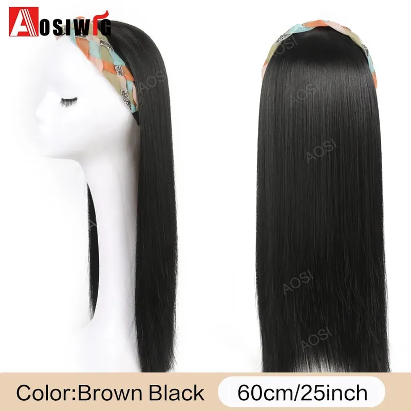Synthetic Long Curly Half Head Style Wig Heat Resistant Hair Costume Christmas Party Cosplay Natural False Hairpieces — image 18