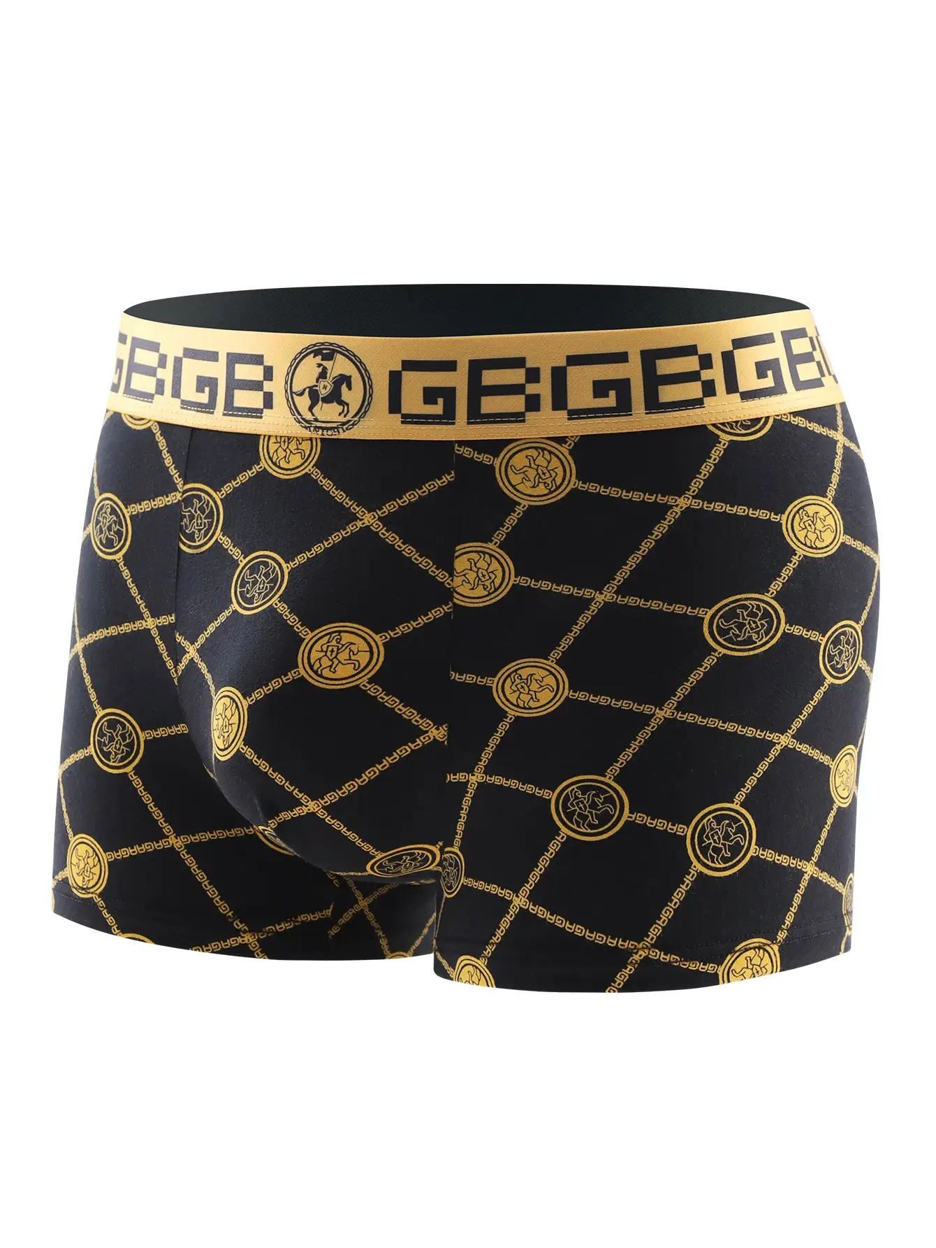 8 Piece Men's Underwear Set Soft Comfortable High Quality Men's Boxer Briefs Panties Black Gold Domineering Selling Men's Pants — image 9