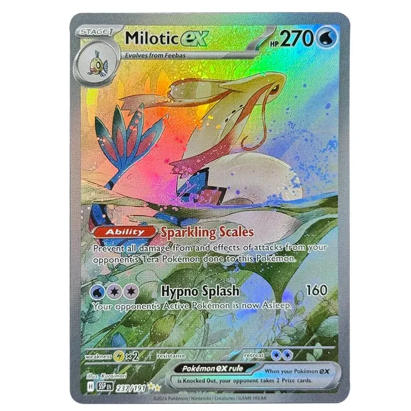 PKM English Single Card Surging Sparks Latios Hydreigon Pikachu Milotic Kingdra Game Trading Collection PTCG Proxy Toys Gifts — image 11