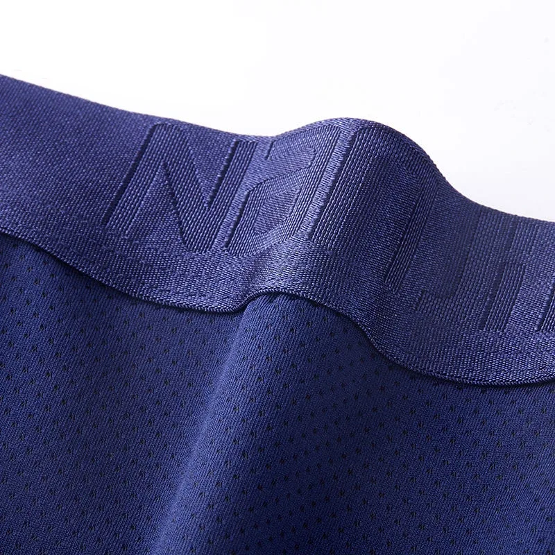 4pcs Ice Silk Mesh Boxer Shorts Men's Underwear Cool Underpant Breathable Sexy Slim Panties Bamboo Lingerie Wholesale Lots L-6XL 3256806582323621