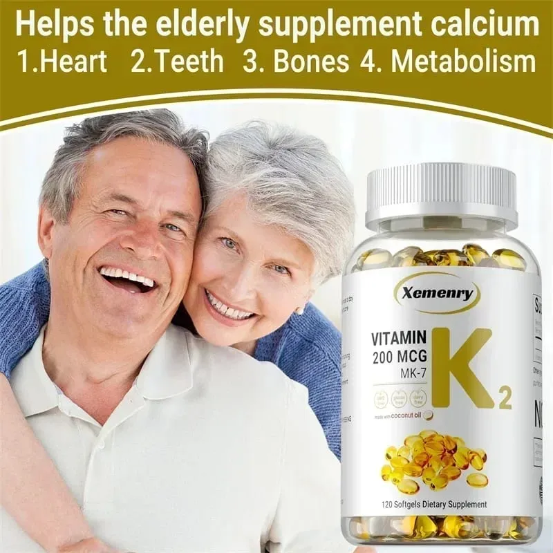 Vitamin K2 MK-7 Supplement - Supports Calcium Absorption Bones Joint Immunity and Heart Health Easy To Swallow — image 5