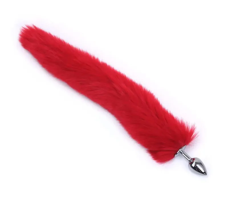 Anal Plug Black Wolf Fox Tail Adult Games Stainless Steel Anal Bead Butt Plug Stimulator Sex Flirting Toys For Women Gay 18+ — image 18
