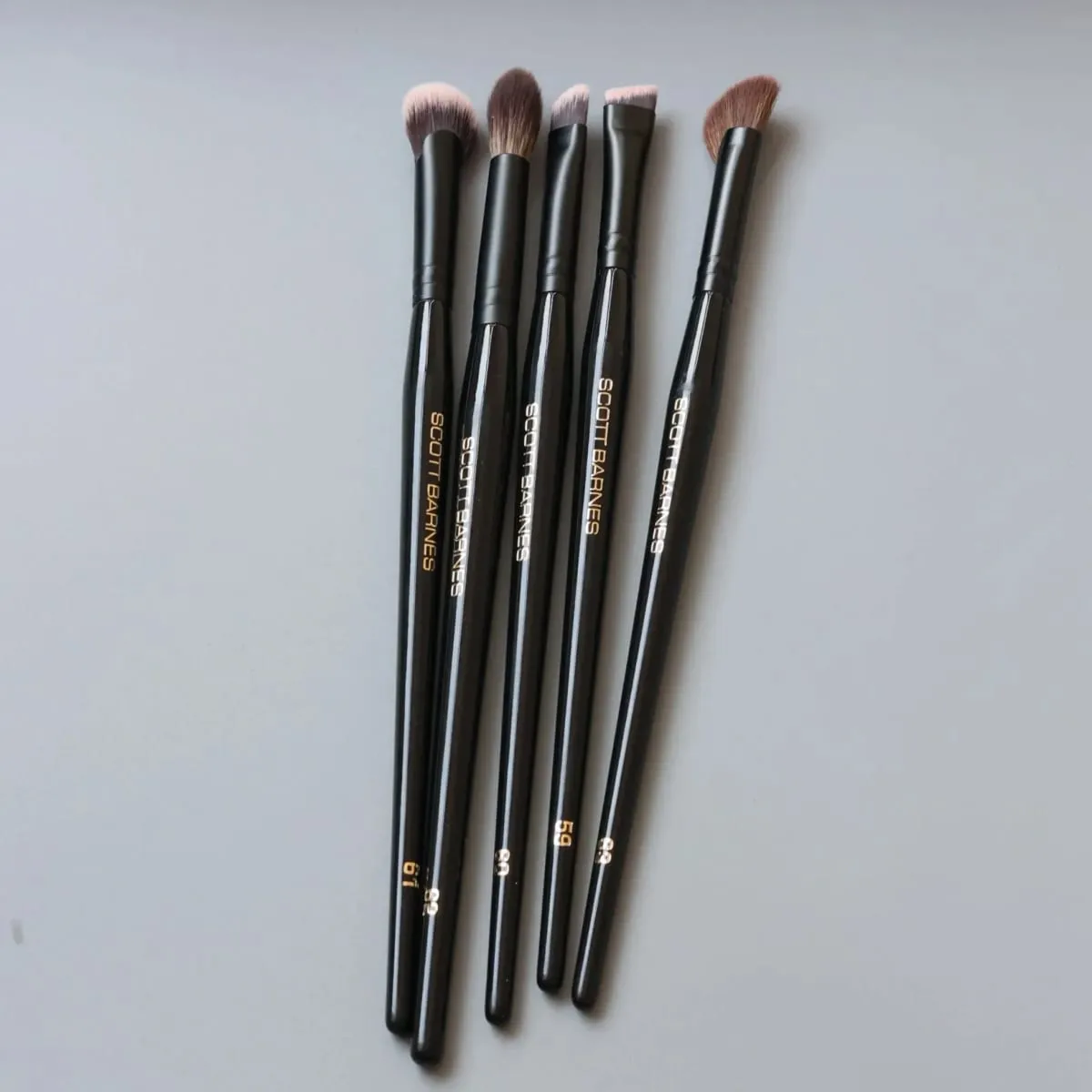 Luxury Black Makeup Brushes Set from SCOTT Super-soft Synthetic Hair Face Powder Blush Eye Shadow Blending Cosmetic Brush Tools — image 5