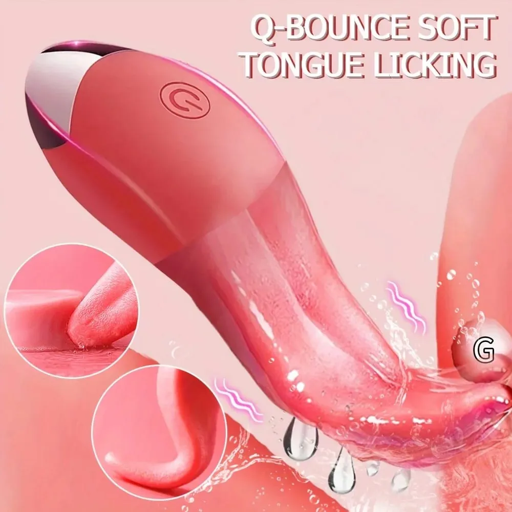 Klitoral Nipple Licking Vibrator Vaginal Anal Orgasme Stimulator med 10 vibrationstilstande Voksen Sexlegetøj til Par Fornøjelsesspil — image 3