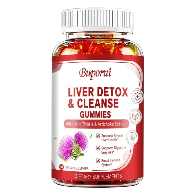 Liver Cleanse & Detox Gummies - Improve Digestion Enhance Immunity Help Cleanse The Liver and Promote MetabolismSupplements