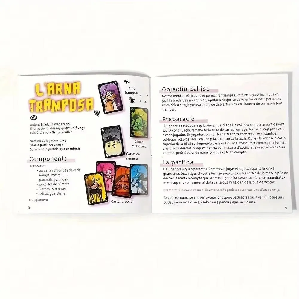 Spanish Cheating Moth German Cockroach Adult Children Leisure Party Game Creative Small Gifts