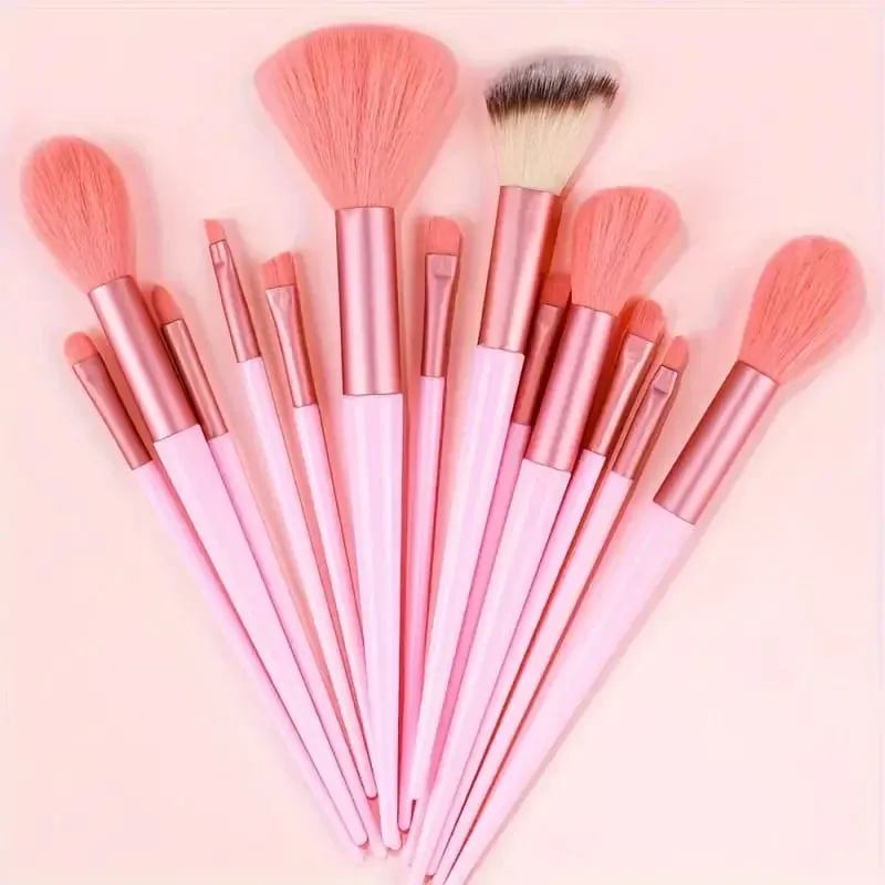 13 Stuks Make-Up Kwasten Set Zachte Pluizige Oogschaduw Markeerstift Concealers Borstel Blush Losse Poeder Borstel Mengen Vrouwen Beauty Tool — image 21