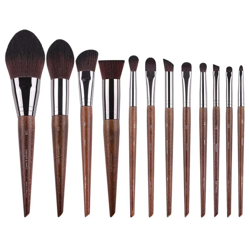 2pc/35pcs MF Natural Wood Soft Makeup Brushes Powder Foundation Concealer Make Up Brush Blush Synthetic Hair Shadow Tools — image 5
