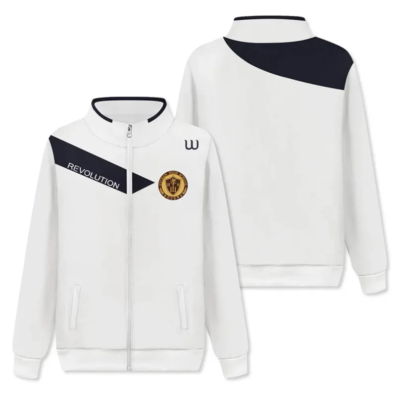 Harajuku Popular All of Us Are Dead 3D Print Zipper Raglan Jacket Windbreaker Boys/Girls Comfortable Stand Collar Jackets Coats — image 8