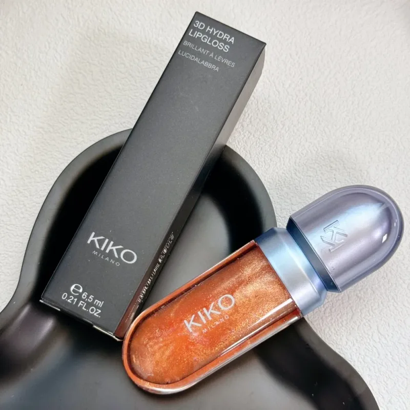 Original Kiko 3D Mirror Lip Glaze Waterproof Non Fading and Non Stick Cup Gentle Bean Paste Color Fine Shiny Point Charm Red — image 16