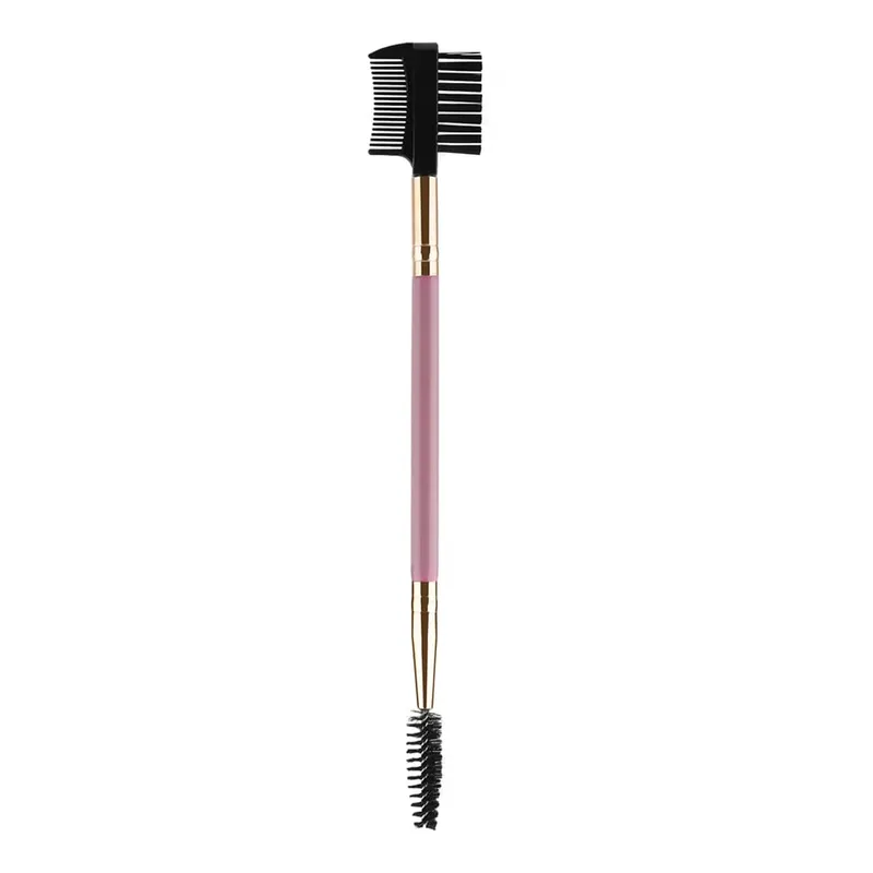 1/2/5 Uds 3 cabezas moldeador de pestañas cepillo de doble cabeza herramienta de aseo de maquillaje cosmético con 3 cepillos Spoolie diferentes — image 11