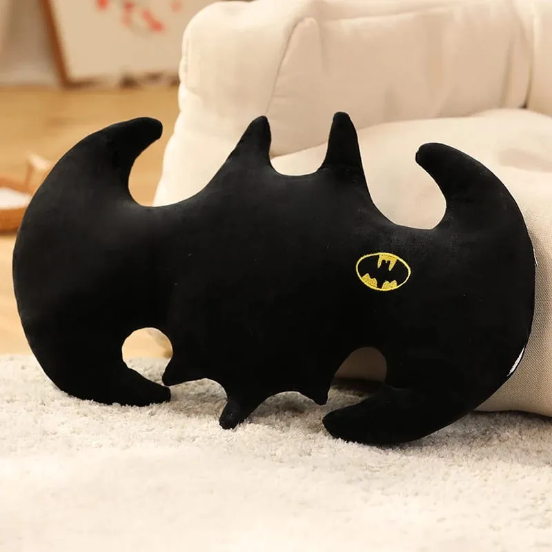 Pictorial Black Bat Shaped Plush Pillow Cool Superman Sofa Cushion Bay Window Nap Pillow Stuffed Animal Toys Hobbies Xmas Gifts — image 8