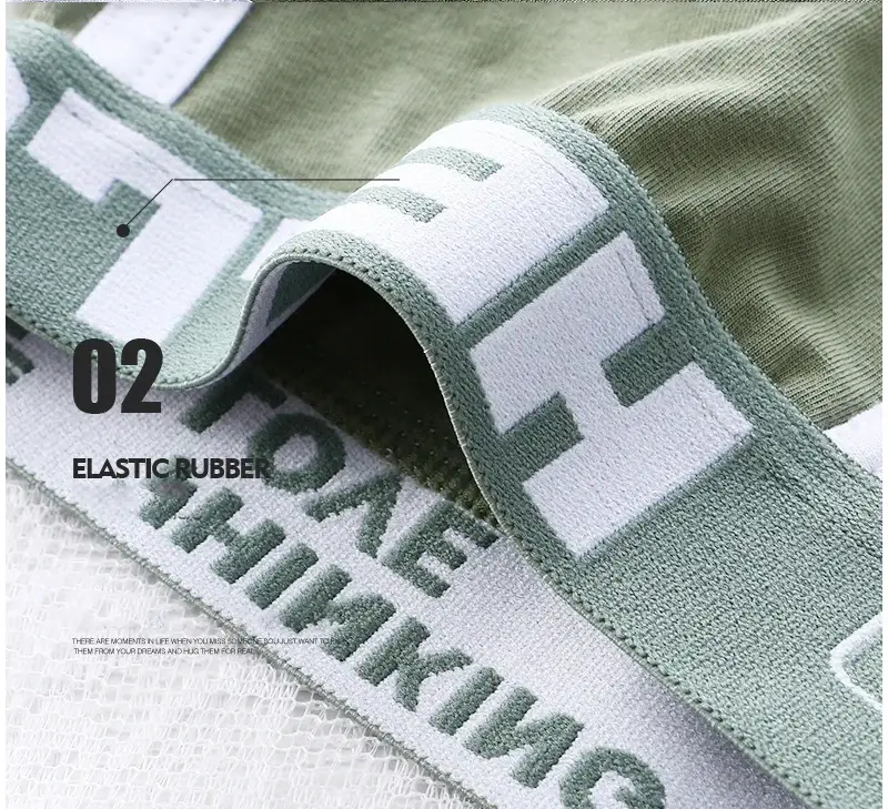 1/3pc Men Underwear Sports Boxer Shorts Cotton Oversized Solid Color Youth Fashion Sports Men's panties Comfortable Breathable — image 7