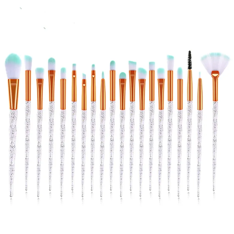 20Pcs Diamond Makeup Brushes Set Powder Foundation Blush Blending Eye shadow Lip Cosmetic Beauty Make Up Brush Pincel Maquiagem — image 7