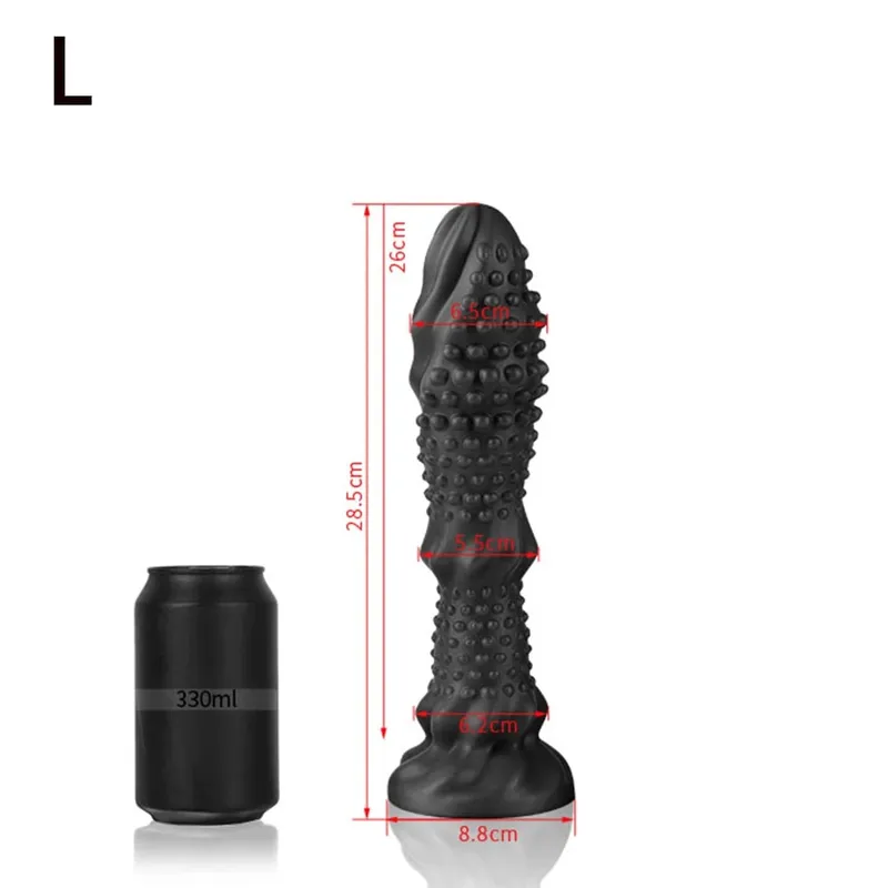 Wolf Tooth Stick Huge Long Anal Plug Big Dildo Butt Plug Anus Expansion Stimulator Prostate Massage Anal Sex Toys for Woman Men — image 13