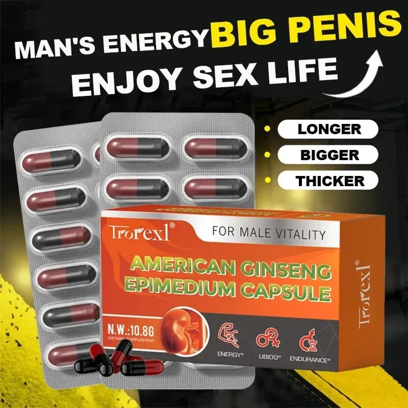 Organic Epimedium Ginseng Capsule Supports Reproductive Health Natural Energizer — image 4