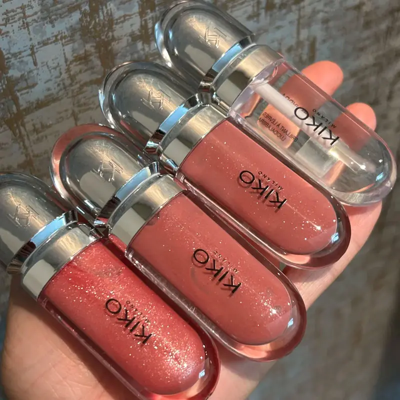 Fashion Kiko 3D Hydra Lip Gloss Colorfast Waterproof Long-lasting Moisturizing Shimmer Makeup Lip Gloss Lady Nature Lip Makeup — image 2