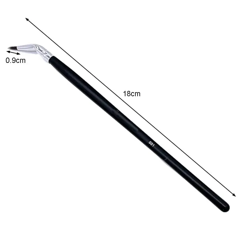 1Pc Bent Liner Makeup Brushes Precision Angled Eyeliner Brush Eyeshadow Eye Brow Tool Detail Eye Liner Precision Cosmetic Tools