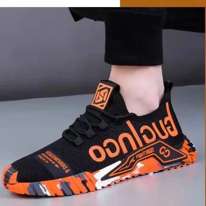2025 Fall Breathable Thin Flying Woven Mesh Comfortable Casual Shoes Fashionable and Versatile Running Sneakers Men's Shoes — image 11