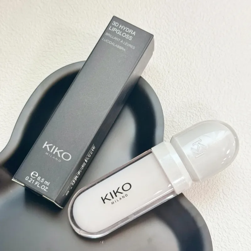 Original Kiko 3D Mirror Lip Glaze Waterproof Non Fading and Non Stick Cup Gentle Bean Paste Color Fine Shiny Point Charm Red — image 11