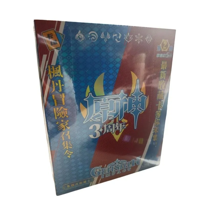 Game Genshin impact Card Anime TCG Collection Pack Booster Box Rare SSR Anime Collectible Card Family Table Game Card Toy — image 15