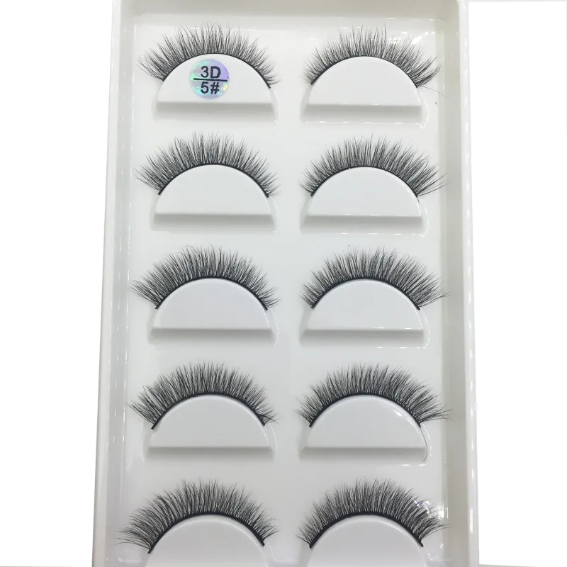 15 Style 5 Pairs 3D Eyelashes Natural False Eye Lashes Thick Faux Mink Lashes Soft Fake Eyelash Wispy Makeup Cilios — image 8
