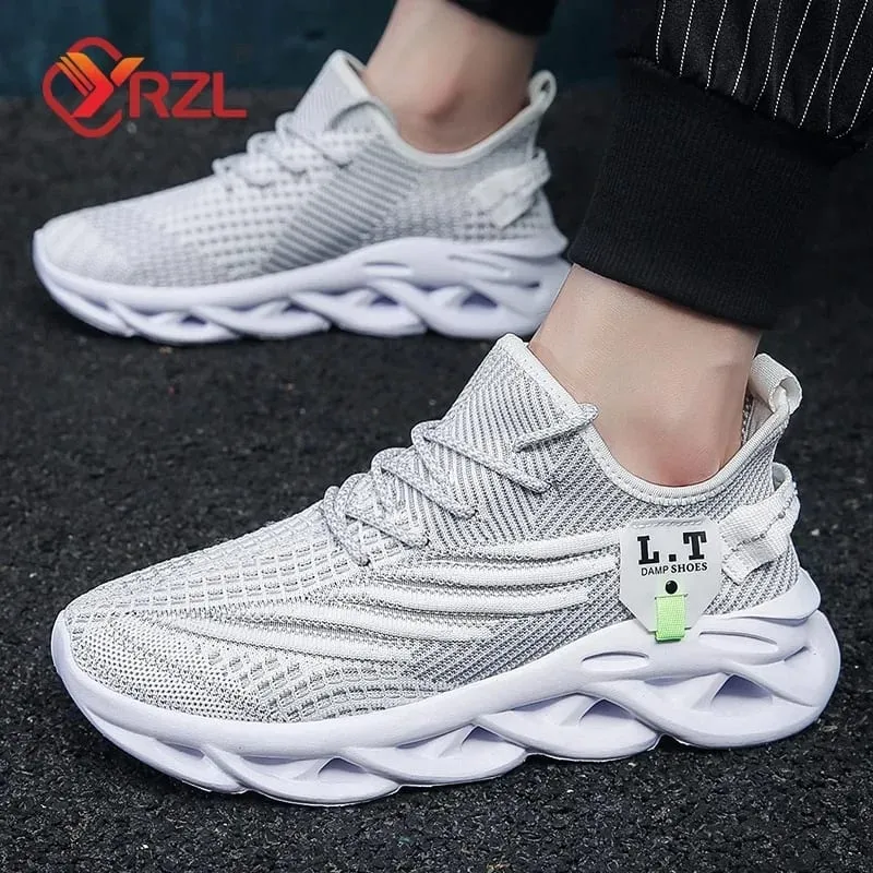 Men Sneakers Unisex Runing Shoes Outdoor Big Size Lightweight Breathable Mesh Increase Comfortable Sports Shoes for Men — image 4